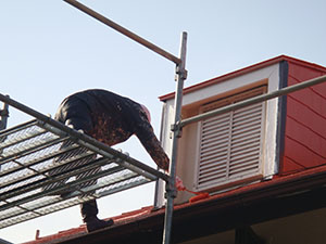 屋根カラーベスト塗装及び屋根板金工事2